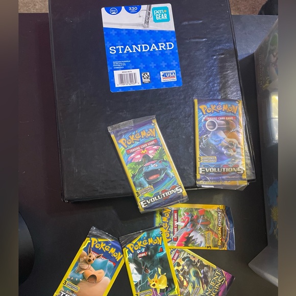 Pokémon mystery box and a full binder